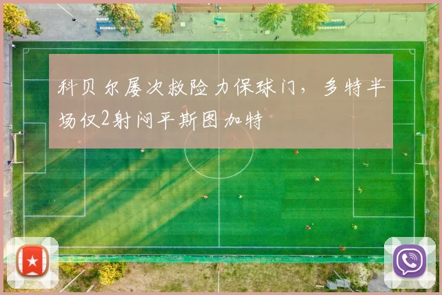 科贝尔屡次救险力保球门,多特半场仅2射闷平斯图加特